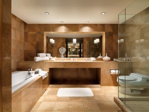 Marble bathroom