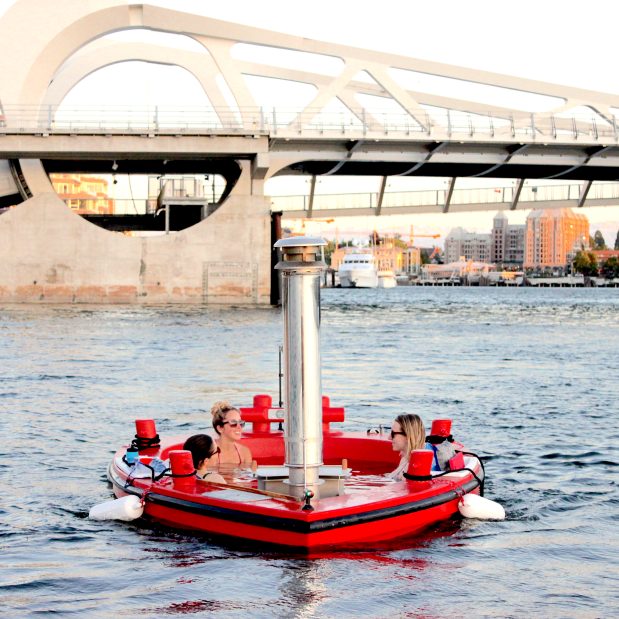 Hot Tub Boat in the Harbour